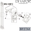 Bristan Bright 1 Hole Bath Filler Spares
